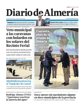 Cover of Diario de Almeria