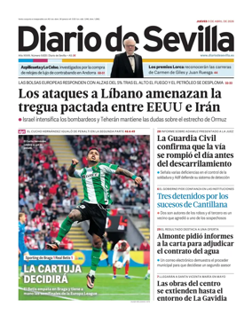 Cover of Diario de Sevilla