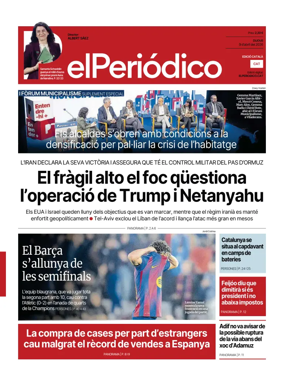 Cover of El Periodico - Catala