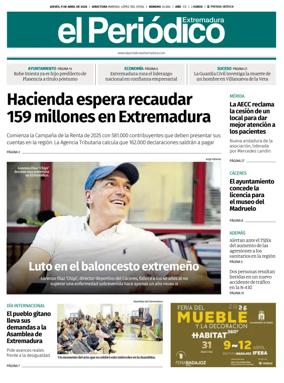 Cover of El Periodico Extremadura