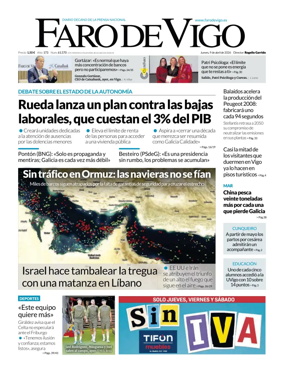 Cover of Faro de Vigo