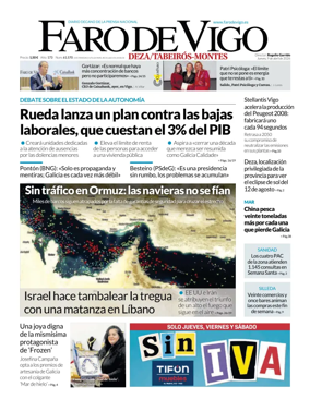 Cover of Faro de Vigo (Deza/Tabeiros-Montes)