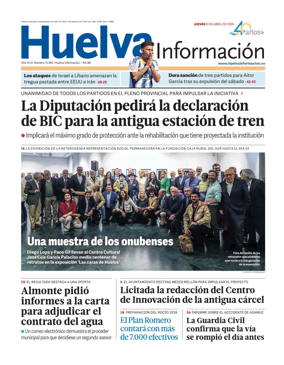 Cover of Huelva Informacion