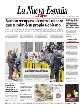 Cover of La Nueva Espana (Gijon)