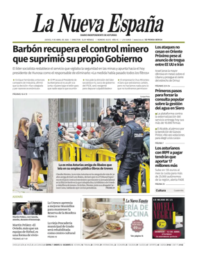 Cover of La Nueva Espana (Occidente)