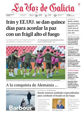 Cover of La Voz de Galicia (Arousa)