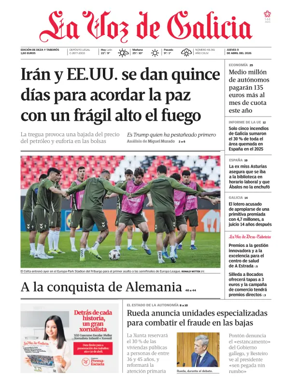 Cover of La Voz de Galicia (Deza)