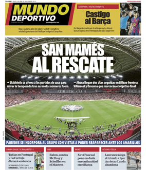 Cover of Mundo Deportivo (Bizkaia-Araba)