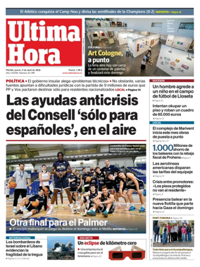 Cover of Ultima Hora