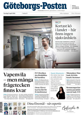 Cover of Goteborgs-Posten