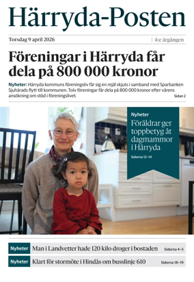 Cover of Harryda-Posten