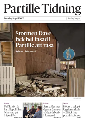 Cover of Partille Tidning