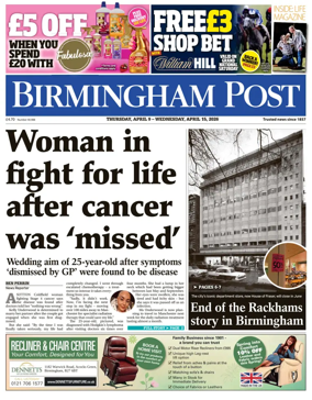 Cover of Birmingham Post