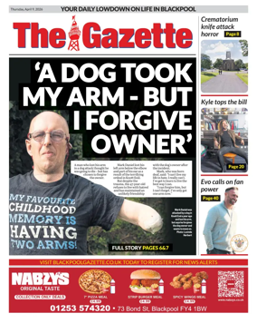 Cover of Blackpool Gazette