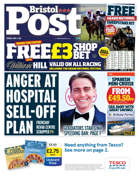 Cover of Bristol Post