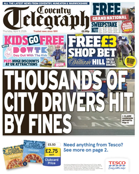 Cover of Coventry Telegraph