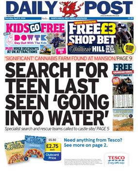 Cover of Daily Post (North Wales)