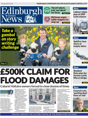 Cover of Edinburgh Evening News
