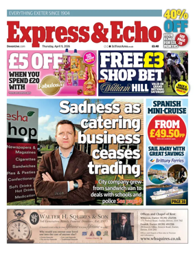 Cover of Express & Echo (City & East Devon Edition)