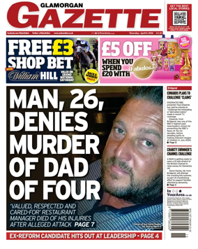 Cover of Glamorgan Gazette