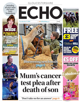 Cover of Gloucestershire Echo