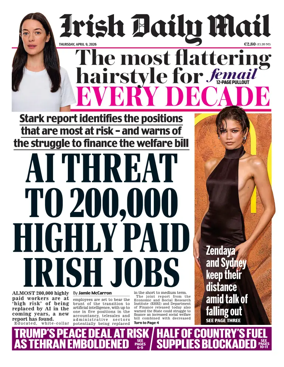 Cover of Irish Daily Mail