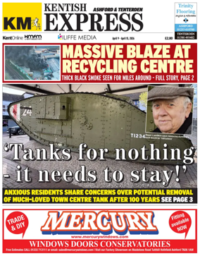 Cover of Kentish Express Ashford & District