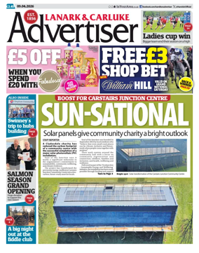 Cover of Lanark & Carluke Advertiser