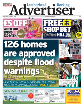 Cover of Leatherhead & Dorking Advertiser
