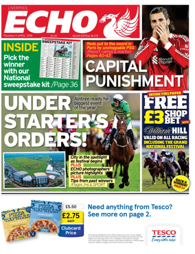 Cover of Liverpool Echo