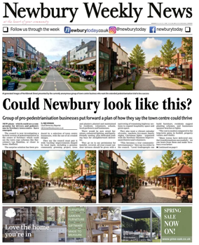 Cover of Newbury Weekly News