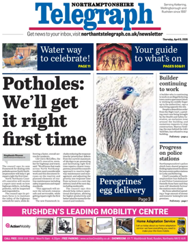 Cover of Northants Evening Telegraph