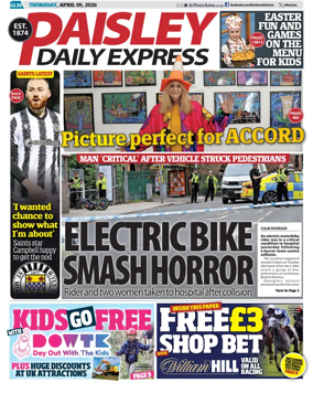 Cover of Paisley Daily Express