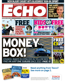 Cover of South Wales Echo