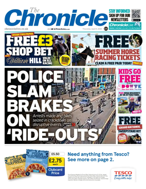 Cover of The Chronicle (South Tyneside and Durham)