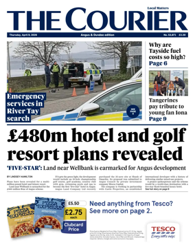 Cover of The Courier & Advertiser (Angus and Dundee)