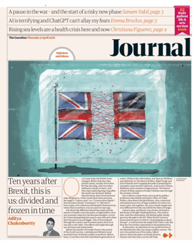 Cover of The Guardian e-paper Journal
