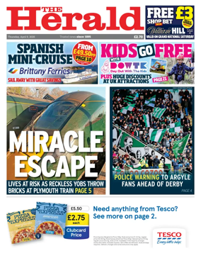 Cover of The Plymouth Herald