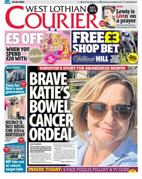 Cover of West Lothian Courier
