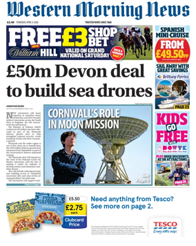 Cover of Western Morning News