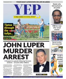 Cover of Yorkshire Evening Post
