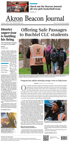 Cover of Akron Beacon Journal