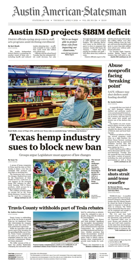 Cover of Austin American-Statesman