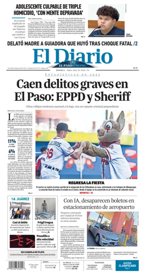 Cover of El Diario de El Paso