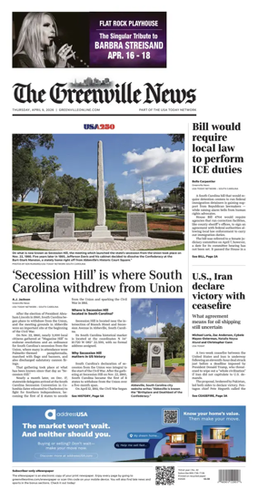 Cover of The Greenville News