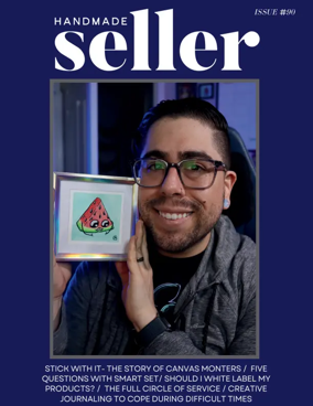 Cover of Handmade Seller Magazine
