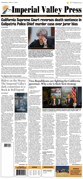 Cover of Imperial Valley Press