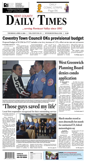 Cover of Kent County Daily Times