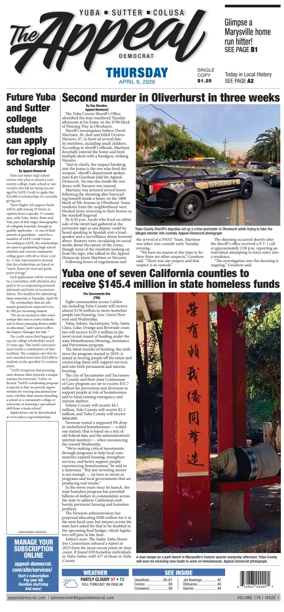 Cover of Marysville Appeal-Democrat