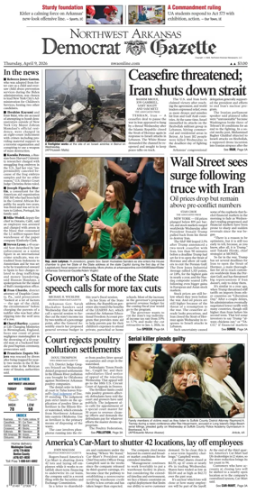 Cover of Northwest Arkansas Democrat-Gazette